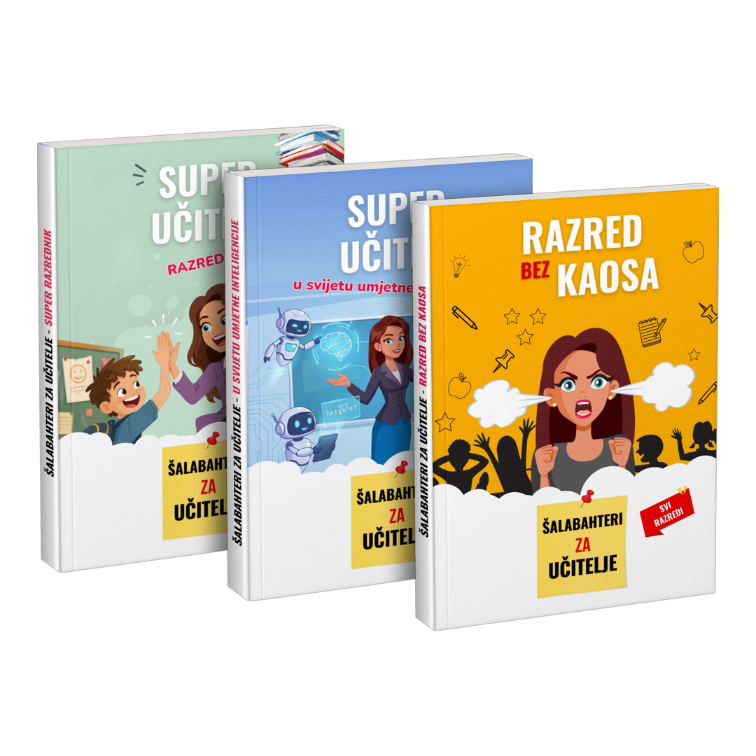 Paket: „Super učitelj razrednik” + „Super učitelj u svijetu umjetne inteligencije” + „Razred bez kaosa”