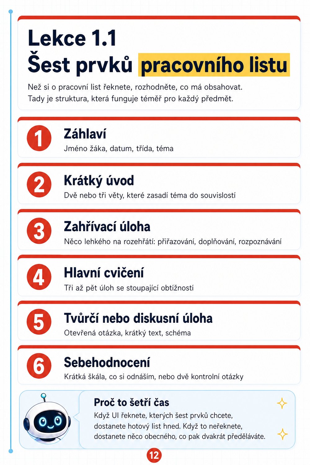 Praktický kurz UI pro vzdělávací materiály — strana 3