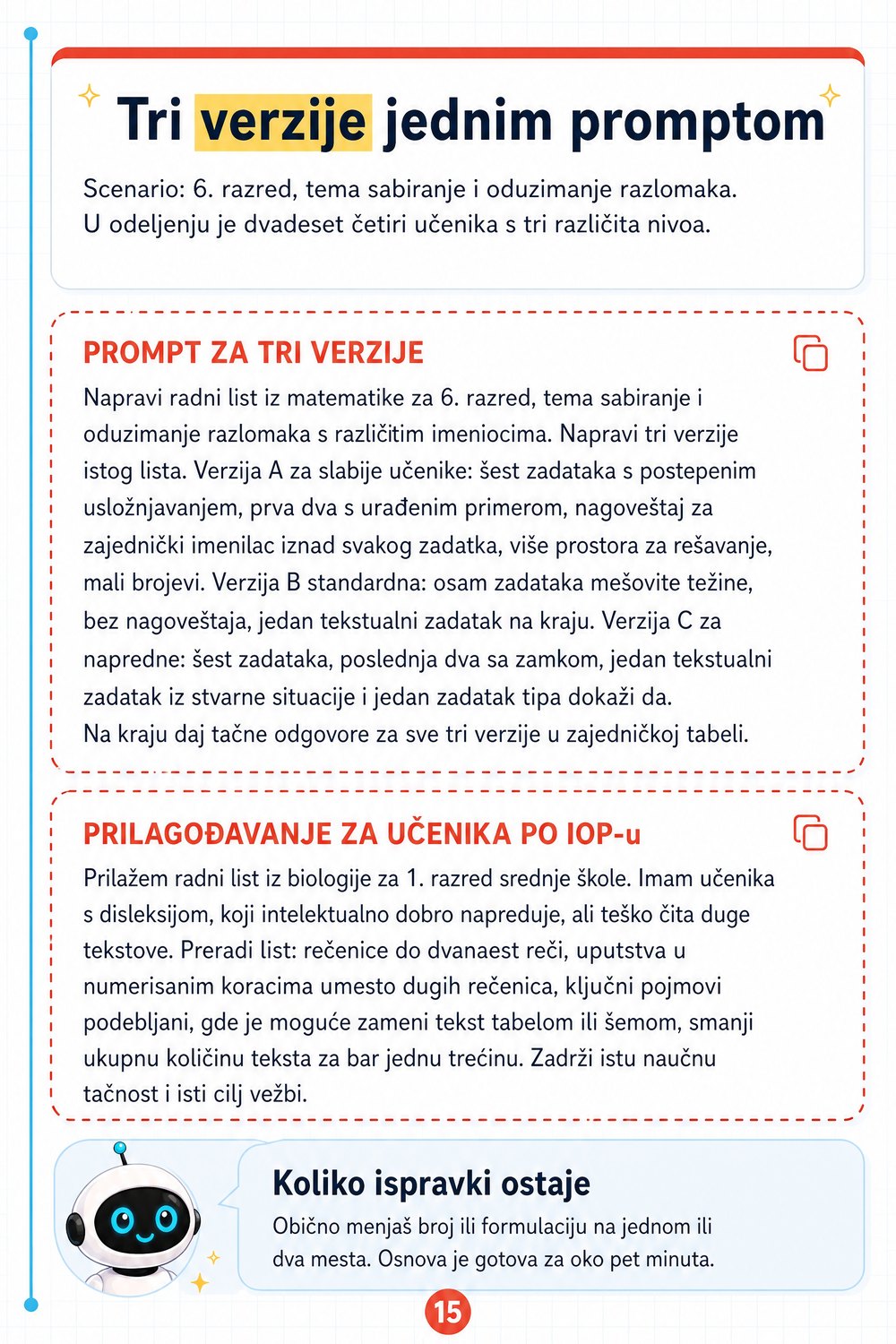 Praktični kurs AI za nastavne materijale — strana 4