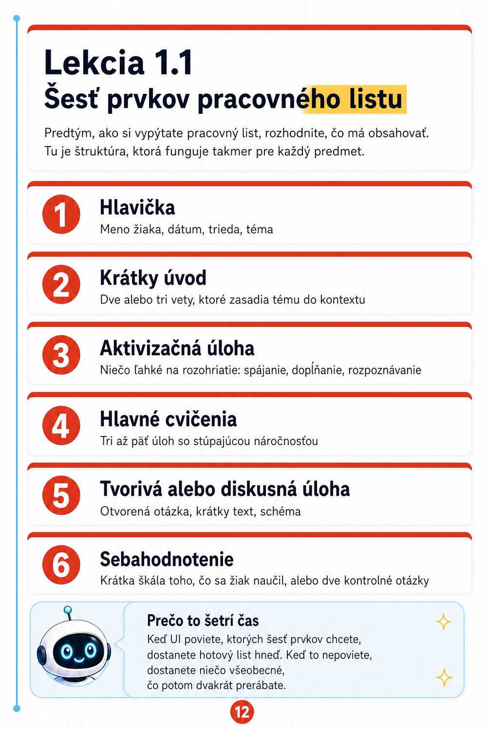 Praktický kurz UI pre vzdelávacie materiály — strana 3