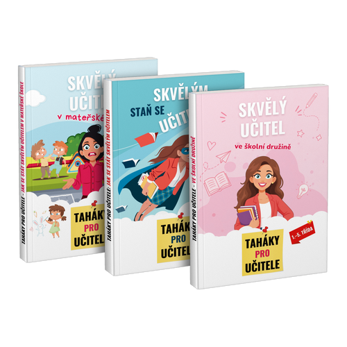 Balíček: „Skvělý učitel v mateřské škole“ + „Staň se skvělým učitelem“ + „Skvělý učitel ve školní družině“