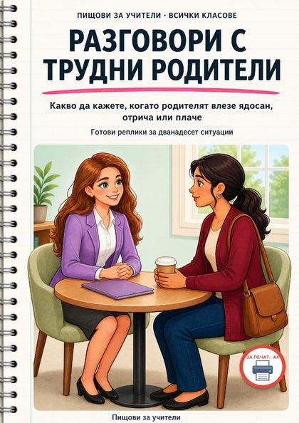Разговори с трудни родители — корица