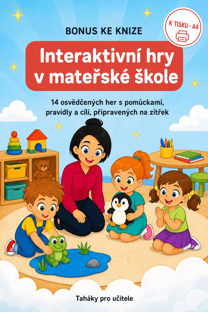 Interaktivní hry v mateřské škole — obálka