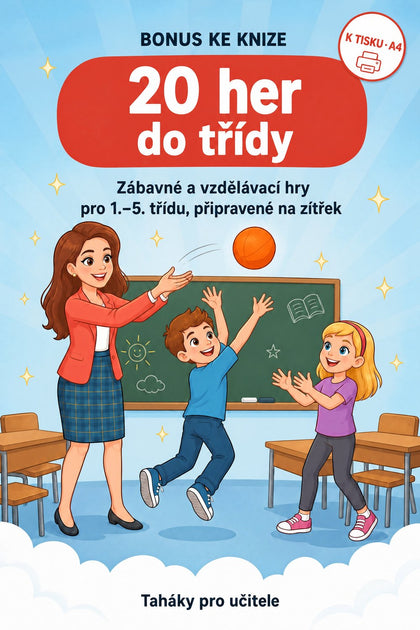20 her do třídy — obálka