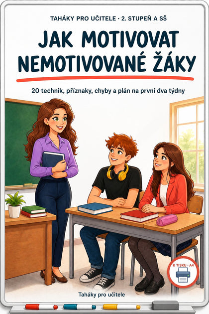 Jak motivovat nemotivované žáky — obálka