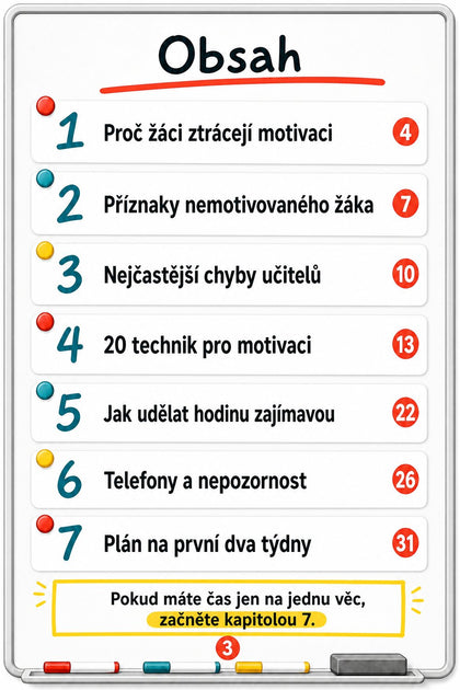 Jak motivovat nemotivované žáky — strana zevnitř