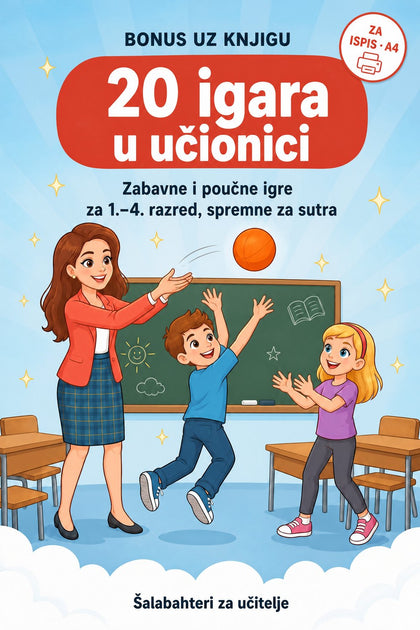 20 igara u učionici — korica