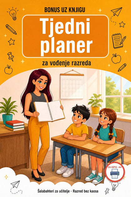 Tjedni planer — korica