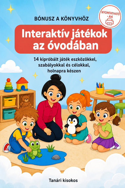 Interaktív játékok az óvodában — borító