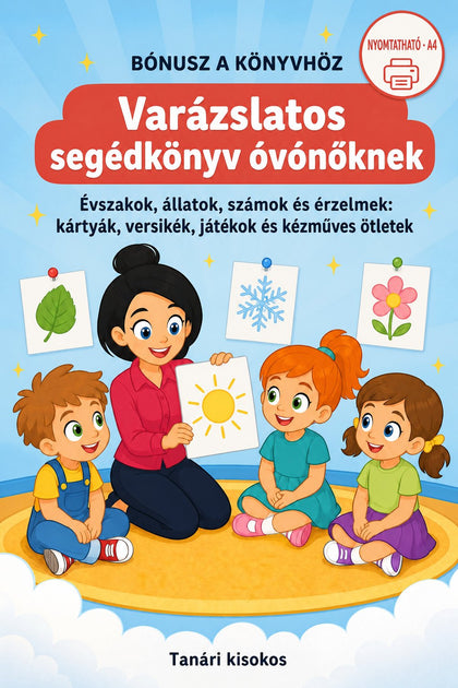 Varázslatos segédkönyv óvónőknek — borító