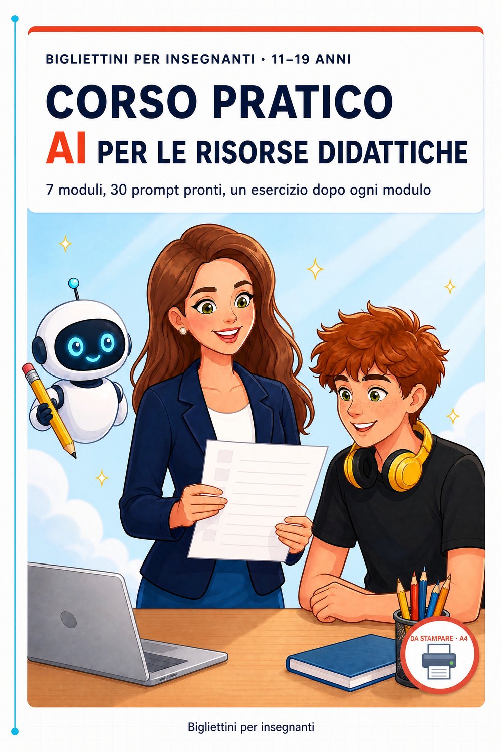 Corso pratico di AI per le risorse didattiche — pagina 1