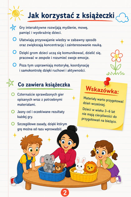 Gry interaktywne w przedszkolu — strona ze środka