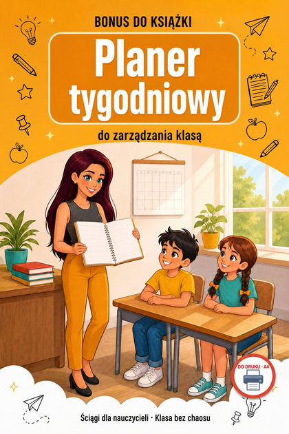 Planer tygodniowy — okładka