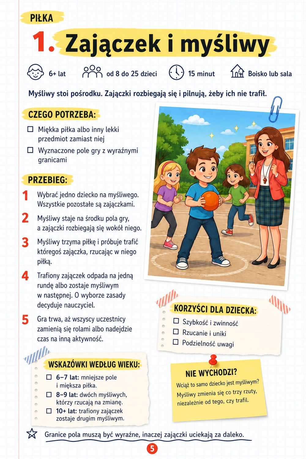 20 gier ruchowych i sportowych — strona 3