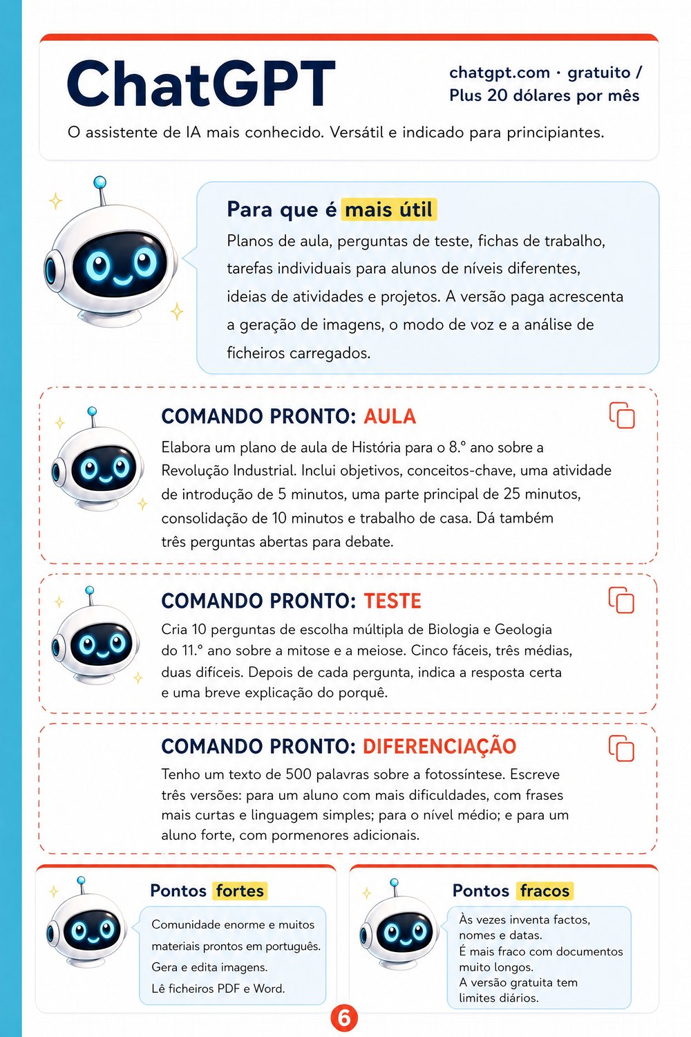Guia de ferramentas de IA para professores — página 3