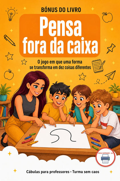 Pensa fora da caixa — capa