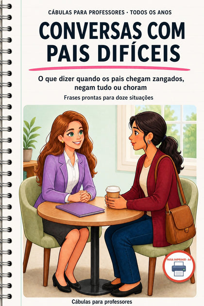 Conversas com pais difíceis — capa
