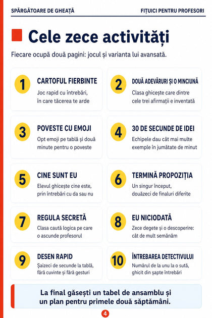 Spărgătoare de gheață — pagină din interior