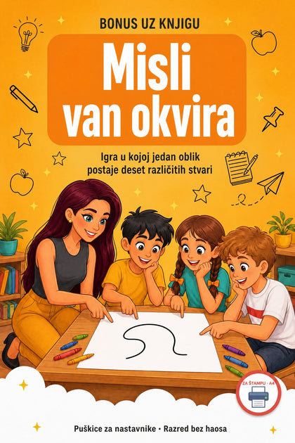 Misli van okvira — korica