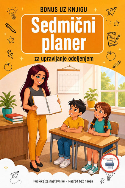 Sedmični planer — korica