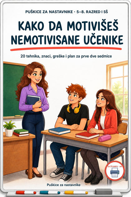 Kako da motivišeš nemotivisane učenike — korica