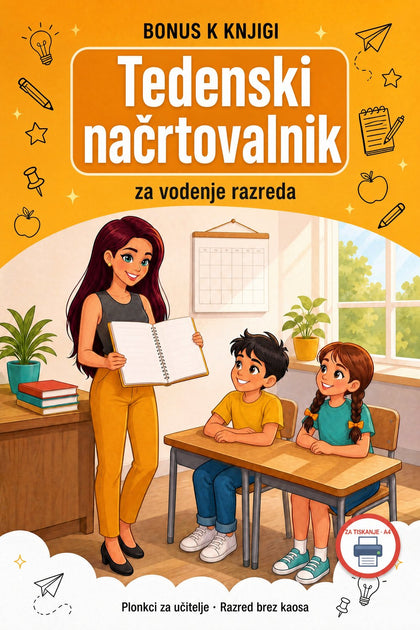 Tedenski načrtovalnik — naslovnica