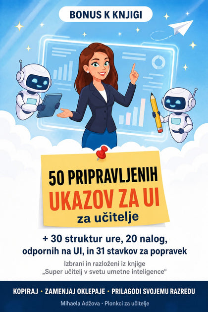50 pripravljenih ukazov za UI — naslovnica