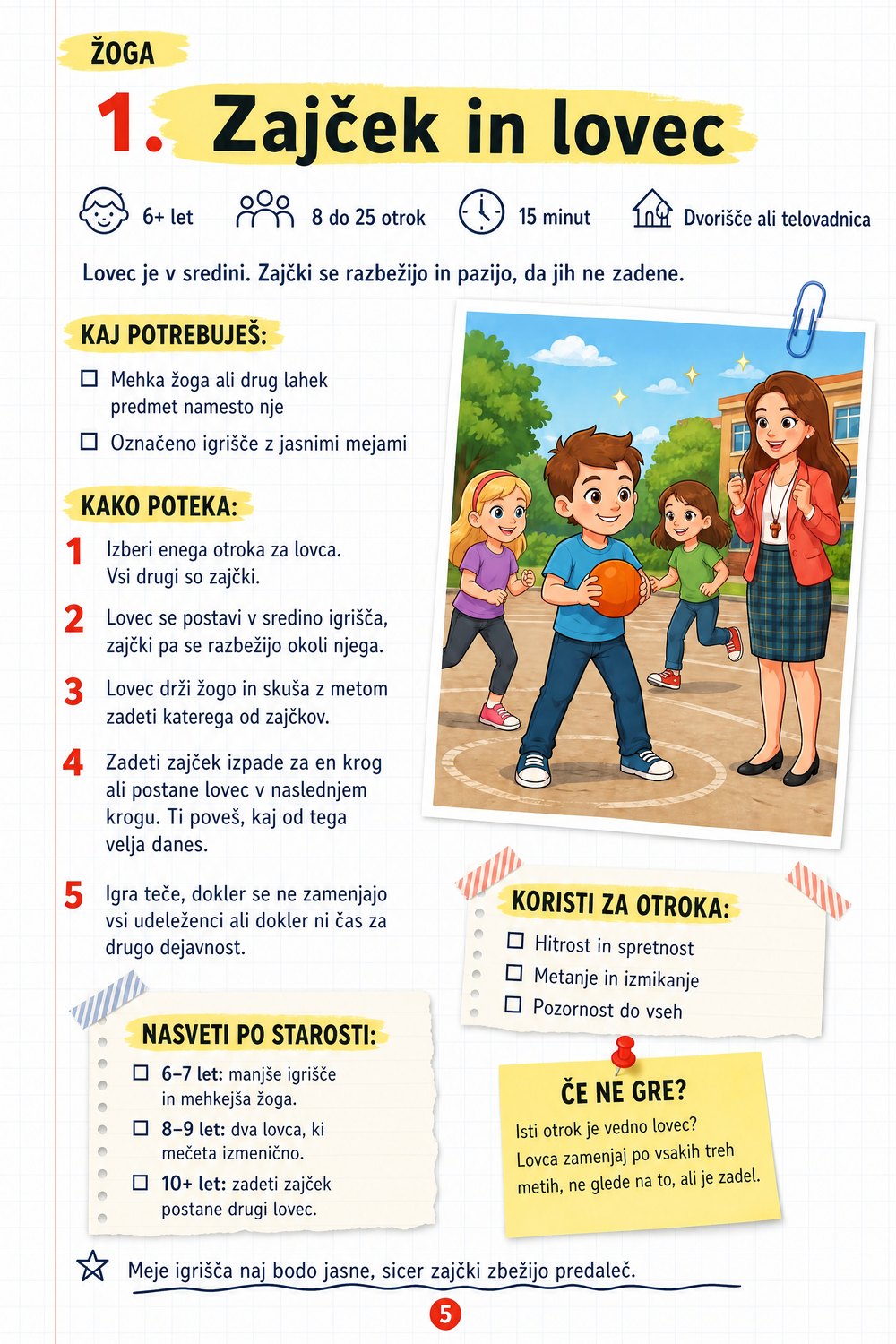 20 gibalnih in športnih iger — stran 3
