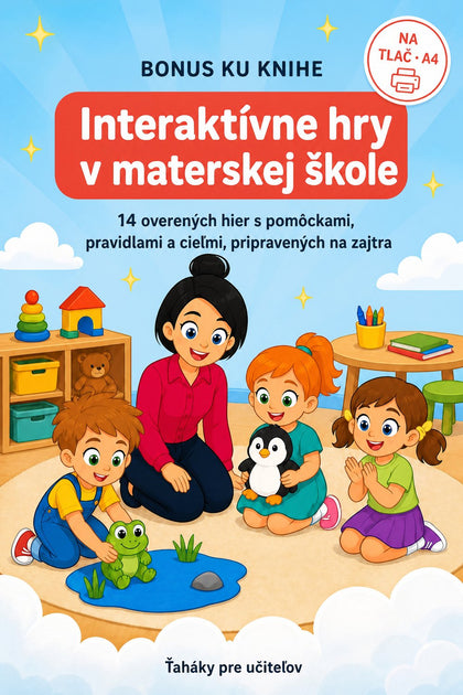 Interaktívne hry v materskej škole — obálka