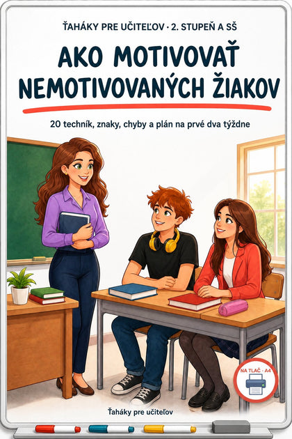 Ako motivovať nemotivovaných žiakov — obálka
