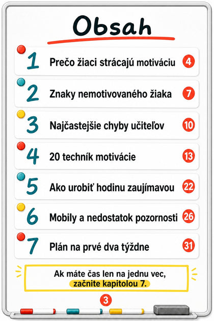 Ako motivovať nemotivovaných žiakov — strana zvnútra