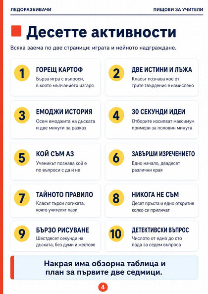 Ледоразбивачи — страница отвътре